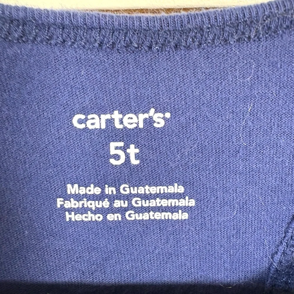 Carter’s 5T Girls Tank Top All Around Awesome Girl Graphic